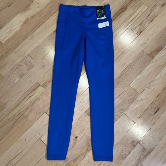 NWT Gap GapFit blue recycled power full length high compression blue leggings XS - Picture 5 of 12